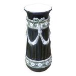 Vase art nouveau en barbotine de bruyn fives lille