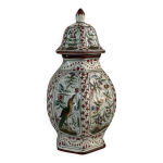 Vase balustre avec couvercle