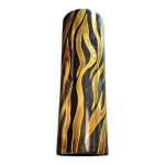 Vase en bois laqu�
