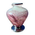 Vase boule en verre souffl de biot par jean - claude novaro