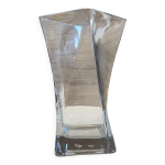 Vase carr torsad photophore en verre art dcoratif