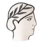 Vase en cramique 'artemis - black