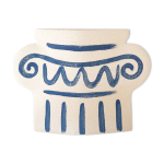 Vase en cramique colonne grecque