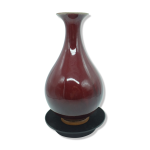 Vase chine cramique sang de boeuf h. 32cm