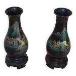 Vase chinois laques