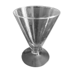 Vase conique  pied