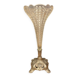 Vase cornet, bouquetire en cristal taill (trs certainement baccarat, saint louis. . . )