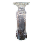 Vase cristal d'arc avec pied