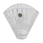 Vase cristal d'arques de la colection ventail art dco