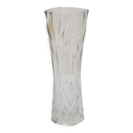 Vase en cristal, cristal d'arques, france, annes 1970.