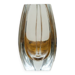 Vase en cristal baccarat à godrons pièce de collection État impeccable Vase en cristal baccarat à godrons pièce de collection État impeccable