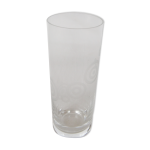 Vase cristal baccarat rouleau tube grav