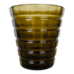 Vase daum nancy art dco 1930 croix de lorraine verre fum