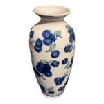 Vase à décor de myrtilles Vase à décor de myrtilles