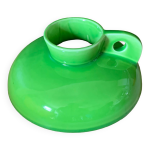 Vase design en cramique vert