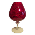 Vase empoli rouge h=30cm