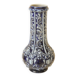 Vase floral marzi & remy - west germany - cramique en en grs de sel