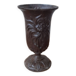 Vase en fonte art dco