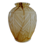 Vases en glaçure opaline art déco verreries de scailmont henri heemskerk belgique Vases en glaçure opaline art déco verreries de scailmont henri heemskerk belgique