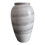 Vase gris en cramique