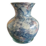 Vase laque line verre glomis pice unique fabrique  la main en france