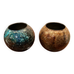 Vase laqu line vintage