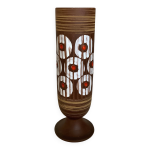 Vase mat et maill ronds blancs et rouges w germany