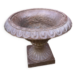 Vase mdicis ancien en fonte - hauteur 21 cm