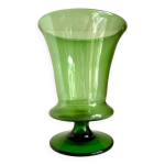 Vase mdicis en verre vert
