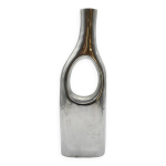 Vase moderniste / fonte d aluminium 1970s