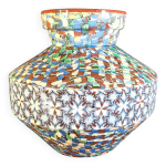 Vase mosaïque gerbino vallauris grand modèle coloré et signé Vase mosaïque gerbino vallauris grand modèle coloré et signé