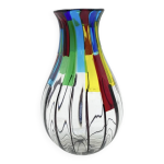 Vase murano « fiorito » par angelo ballarin Vase murano « fiorito » par angelo ballarin