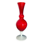 Vase opaline rouge