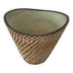 Vase ovoide en ceramique design sign d&b hohr gesgesch