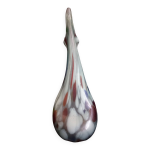 Vase en pâte de verre fait main, soufflé à la bouche, type murano Vase en pâte de verre fait main, soufflé à la bouche, type murano