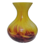 Vase en p�te de verre souffl� la rochere