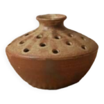 Vase pique - fleurs vintage en céramique grès objet fait main poterie handmade vallauris Vase pique - fleurs vintage en céramique grès objet fait main poterie handmade vallauris