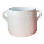 Vase ou pot en papier m�ch�