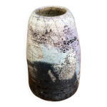 Vase en raku