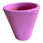 Vase rose en cramique