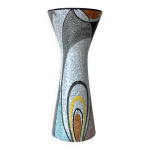 Vase rumba en cramique colore gouda, hollande annes 60