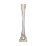 Vase soliflore art déco en verre transparent Vase soliflore art déco en verre transparent