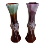 Vases soliflores flamm�s vallauris