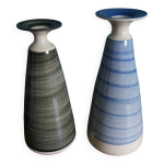 Vases soliflores en grès tourné Vases soliflores en grès tourné
