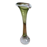 Vase soliflore suédois en verre soufflé Vase soliflore suédois en verre soufflé