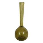 Vase soliflore en verre bull vert