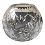 Vase sph�rique nachtmann vintage. en cristal. dim 13 x 15 cm