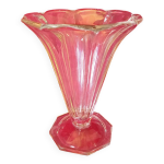 Vase en verre art deco