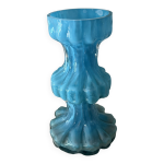 Vase en verre de clichy - vintage xx sicle