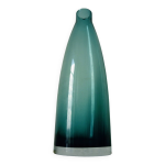 Vase en verre de couleur bleu - vert